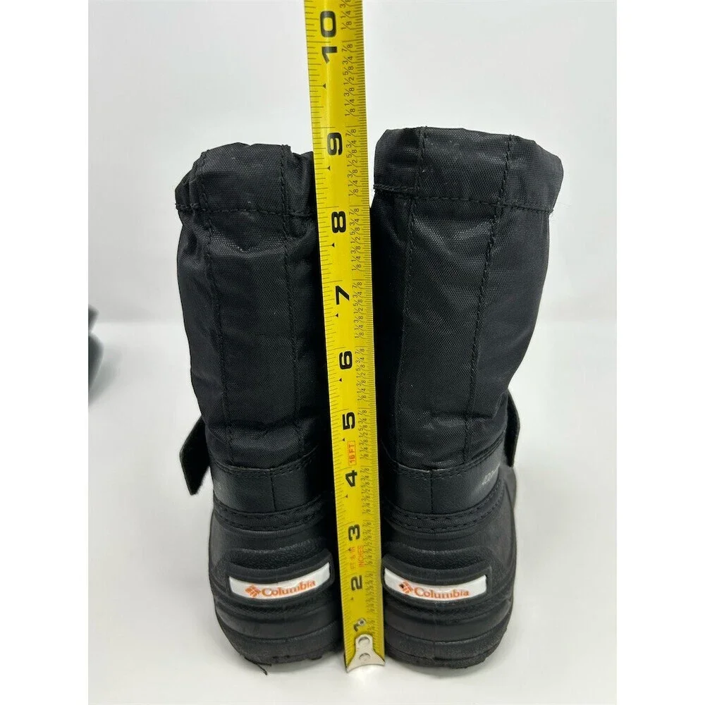 Columbia Powderbug Forty Kids Snow Boots Black Waterproof Insulated Winter 11